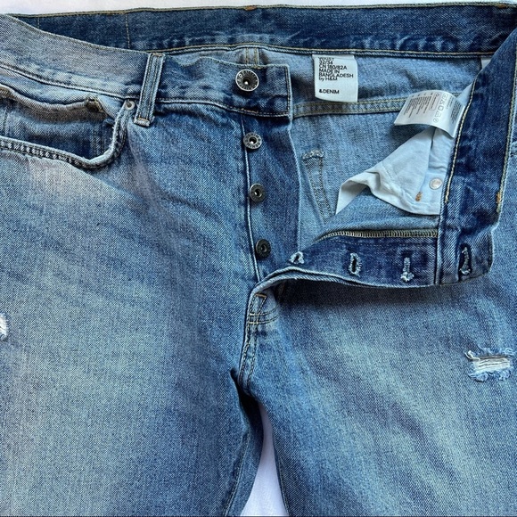 & Denim H&M Straight Regular Jeans Size 32 - Picture 8 of 9